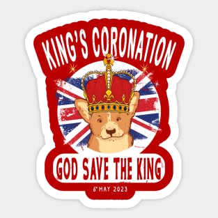 Corgi Coronation 2023 Sticker